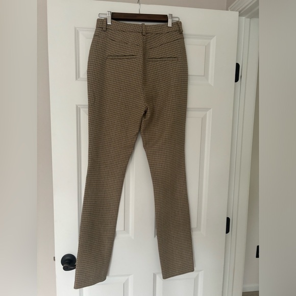 FLASH SALE NWT ALC Javier Houndstooth Plaid Split Flared Pants Size 6 - Picture 12 of 12